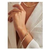 Katie Loxton Pearl Glow Waterproof Gold Bracelet