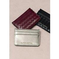 Katie Loxton Nova Textured Patent Cardholder - Pewter