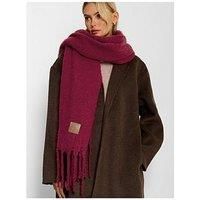 Katie Loxton Oversized Tassel Scarf - Garnet Red
