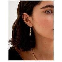 Katie Loxton Grecian Link Multi-Wear Earrings , Gold Coated , 3.8Cm X 0.4Cm X 0.2Cm