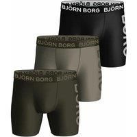 Björn Borg - 3 Pack Mens Performance Boxer Briefs | Sports Underwear Shorts