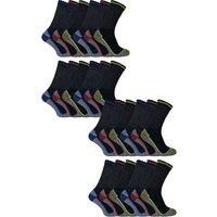 24 Pairs Multipack Soft Breathable Bamboo Work Socks