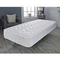 Starlight Beds White Memory Foam Hybrid Sprung Mattress | Size: Small Double
