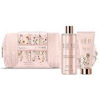 The Luxury Bathing Company Weekend Bag Set- Peony, Peach & Raspberry