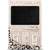 The Luxury Bathing Company Calm & Comfort Velvet Pouch Set - Cashmere, Amber & Musk