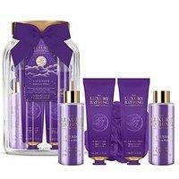 The Luxury Bathing Company Silent Night Glass Jar - Lavender