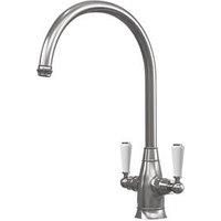 ETAL Oswald Dual Lever Kitchen Mixer Pewter (408JL)