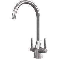 ETAL Astrid Dual Lever Kitchen Mixer Brushed Nickel (102JL)