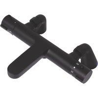 ETAL Orhan Deck-Mounted Thermostatic Bath Shower Mixer Tap Matt Black (893VN)