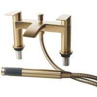 ETAL Spear Deck-Mounted Bath Shower Mixer Tap Brushed Brass (609YU)