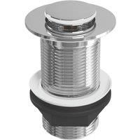 ETAL Unslotted Push Button Basin Waste Chrome 60mm (225VN)