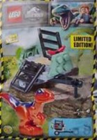 LEGO Jurassic World Raptor and Trap Foil Pack Set 122222 (Bagged)