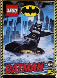 DC Super Heroes LEGO Foil Pack 212224 Batman and Jetski Rare Collectable Foil