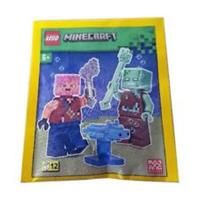LEGO Minecraft Adventurer w Drowned + Axolotl Minifigure Paper Bag Set 662303