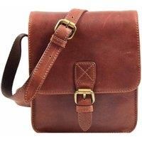 Mens Boys Bags Casual Leather Cross Body Travel Organiser Bag Black Brown Tan