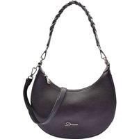 Womens Leather Classic Hobo Style Twist Handle Long Strap Zip Bag Multi Colours