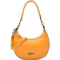 Womens Leather Classic Hobo Style Twist Handle Long Strap Zip Bag Multi Colours