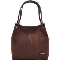 Womens Leather Suede Shoulder Travel Bag Zip Large Hobo Handbag Multiple Colours
