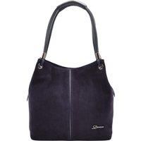 Womens Leather Suede Shoulder Travel Bag Zip Large Hobo Handbag Multiple Colours