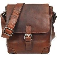 Real Leather Man Flight Bag Mens Cross Body Messenger Pouch Cannes