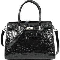 Women Real Leather Handbag Mid Size Organiser Top-Handle Style Handbag Noelle
