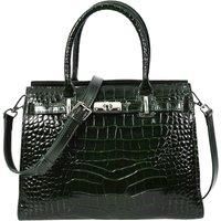 Women Real Leather Handbag Mid Size Organiser Top-Handle Style Handbag Noelle