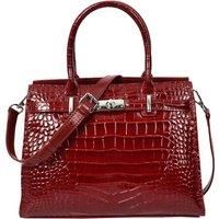 Women Real Leather Handbag Mid Size Organiser Top-Handle Style Handbag Noelle