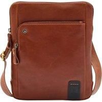 Mens Travel Everyday Casual Leather Cross Body Organiser Bag Multi Pockets