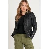 Tall Belina Leather Biker Jacket