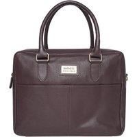Brown Real Leather Laptop Bag