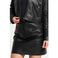 Real Leather Skirt