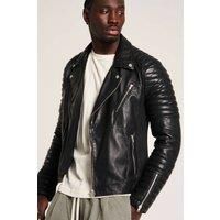 Barneys Originals Quilted Asymmetric Biker Jacket