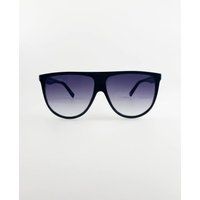 Black Oversized Sunglasses with Black Ombre Lenses