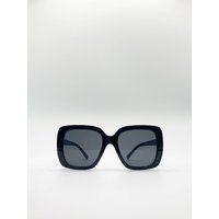 Oversized Square Sunglasses In Black