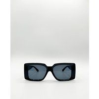 SVNX Women's Oversized Square Frame in Black Sunglasses