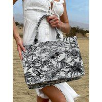 Jungle Embroidered Holdall Womens summer bag