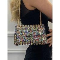 Multicolour Embellished Shoulder Bag