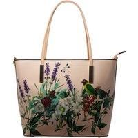Spring Garden Tote Bag in Pink