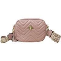 Pink Bee Embellished Camera Bag