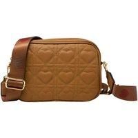 Heart Quilted Crossbody Camera Bag