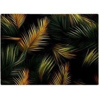 Golden Palm Leaves Chopping Board