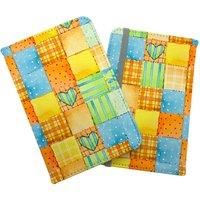 Baby Watercolour Blanket Pattern Passport Cover