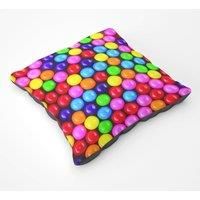 Brightly Colored Gum Balls Floor Cushion