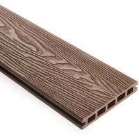 Triton Brown Composite Decking Kit 3m x 3m 9spm, Brown