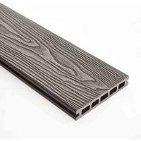 Triton Grey Composite Decking Kit 5m x 5m 25spm, Grey