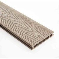 Triton Natural Composite Decking Kit 5m x 3m 15spm, Brown