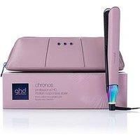Ghd Chronos Limited Edition Hair Straightener In Transcendent Pink With Matching Heat-Resistant Bag & Mat