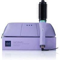 Ghd Duet Blowdry Limited Edition Hair Dryer Brush In Galactic Lilac With Matching Heat-Resistant Bag & Mat