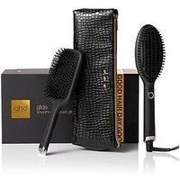 ghd Glide Festive Gift Set - Smoothing Hot Brush with Paddle Brush andheat-resistant Bag, Frizz-Free Finish