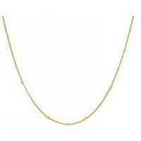 The Love Collection Gold Plated Sterling Silver Saturno Chain